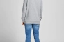 Толстовка JJESHARK SWEAT HOOD NOOS 12205081-Light Grey Melange-Принт:Navy Blazer Jack&amp;Jones XXL Серые 12205081-Light Grey Melan Фото 2