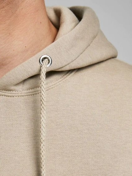 Толстовка JJESOFT SWEAT HOOD NOOS 12161145 Crockery Jack&amp;Jones L Бежевый 12161145Crockery фото 3 — интернет-магазин Tapok