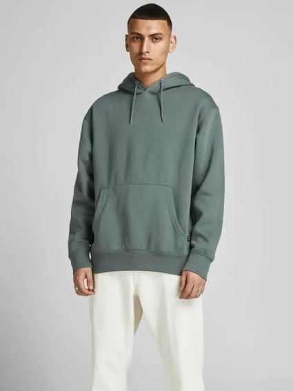 Толстовка JJESOFT SWEAT HOOD NOOS 12161145-Forest Night-Fit:Relaxed Jack&Jones L Зелений 12161145-Forest Night-Fit фото 1 — інтернет-магазин Tapok