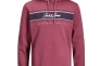 Толстовка JJLEO SWEAT HOOD 12200768-Hawthorn Rose Jack&Jones L Розовий 12200768-Hawthorn Rose Фото 1