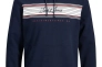 Толстовка JJLEO SWEAT HOOD 12200768-Navy Blazer Jack&Jones L Темно-синій 12200768-Navy Blazer Фото 1