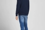 Толстовка JJLEO SWEAT HOOD 12200768-Navy Blazer Jack&Jones L Темно-синій 12200768-Navy Blazer Фото 3