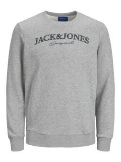 Толстовка JORMINISTRY SWEAT CREW NECK 12180410 Light Grey Melange Jack&Jones XXL Сірий 12180410LightGreyMela