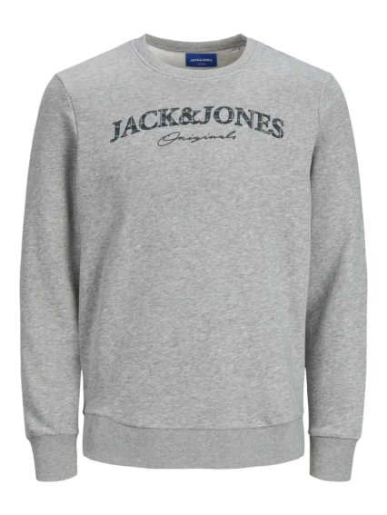 Толстовка JORMINISTRY SWEAT CREW NECK 12180410 Light Grey Melange Jack&amp;Jones XXL Серый 12180410LightGreyMela фото 1 — интернет-магазин Tapok
