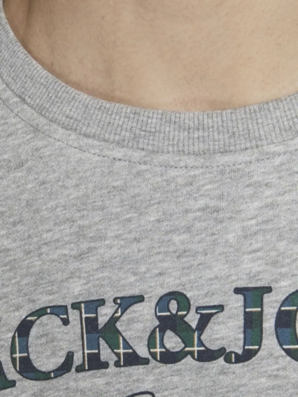 Толстовка JORMINISTRY SWEAT CREW NECK 12180410 Light Grey Melange Jack&amp;Jones XXL Серый 12180410LightGreyMela фото 4 — интернет-магазин Tapok