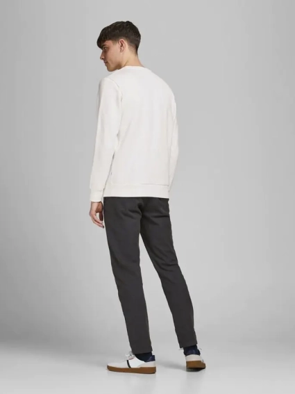 Толстовка JORMINISTRY SWEAT CREW NECK 12180410 Cloud Dancer Jack&amp;Jones L Белый 12180410CloudDancer фото 3 — интернет-магазин Tapok