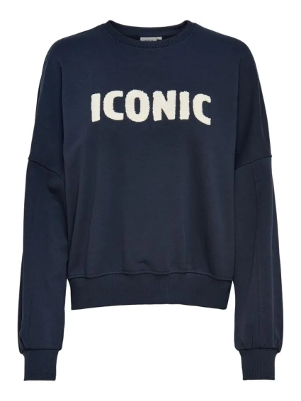 Толстовка ONLEDITH LIFE L/S O-NECK SWT 15225077 Night Sky ONLY M Темно-синий 15225077NightSky фото 1 — интернет-магазин Tapok