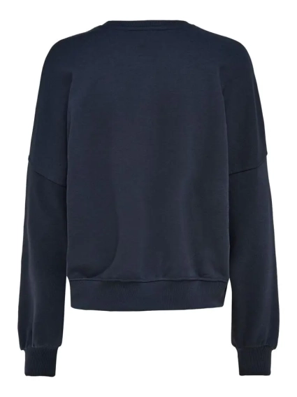 Толстовка ONLEDITH LIFE L/S O-NECK SWT 15225077 Night Sky ONLY M Темно-синий 15225077NightSky фото 2 — интернет-магазин Tapok