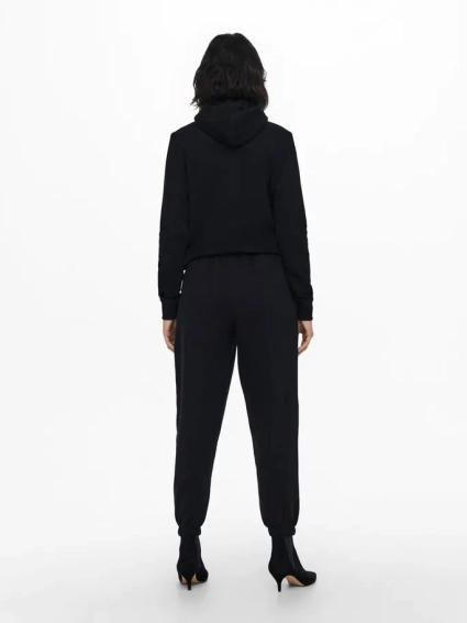 Толстовка ONLFEEL LIFE L/S ZIP HOOD SWT 15240765-Black ONLY L Чорний 15240765-Black фото 4 — інтернет-магазин Tapok