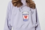 Толстовка ONLJENNIFER LIFE L/S O-NECK BOX SWT 15250226-Cosmic Sky-Print:COFFEE ONLY L Бузковий 15250226-Cosmic Sky-Print Фото 1