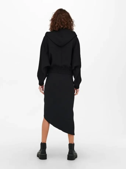 Толстовка ONLMARIYA L/S ZIP HOODIE PNT 15243731-Black ONLY L Чорний 15243731-Black фото 4 — інтернет-магазин Tapok