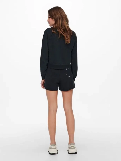 Толстовка ONLSMILEY LIFE L/S SWT 15232823 Black-SMILEY ONLY M Чорний 15232823Black-SMILEY фото 2 — інтернет-магазин Tapok