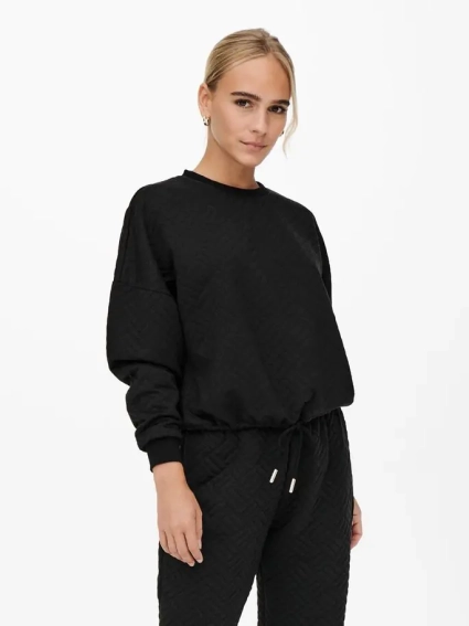 Толстовка ONLSQUARE L/S STRING O-NECK CC SWT 15234269-Black ONLY M Черный 15234269-Black фото 1 — интернет-магазин Tapok