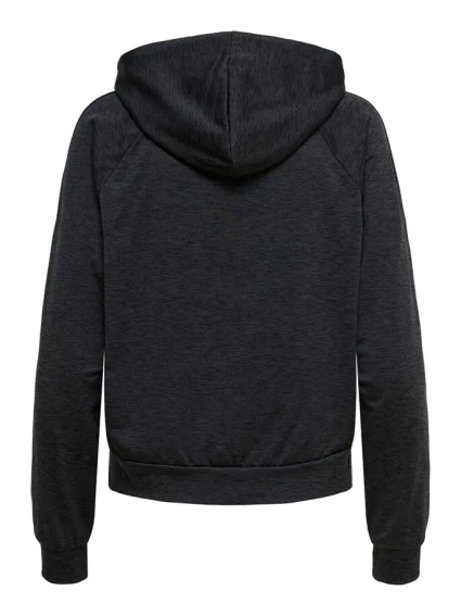 Толстовка ONPNASHA LS HOOD ZIP BRUSH SWEAT 15236667-Black Melange Only Play XS Чорний 15236667-Black Melange фото 5 — інтернет-магазин Tapok