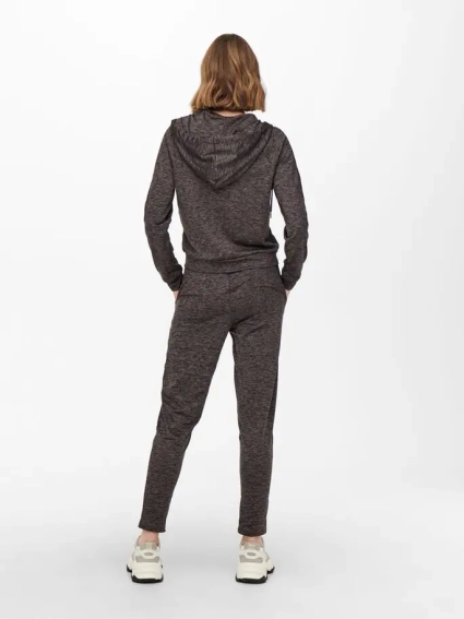 Толстовка ONPNASHA LS HOOD ZIP BRUSH SWEAT 15236667-Sparrow-Detail:w. Melange Only Play M Темно-коры 15236667-Sparrow-Detail:w фото 2 — интернет-магазин Tapok