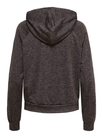 Толстовка ONPNASHA LS HOOD ZIP BRUSH SWEAT 15236667-Sparrow-Detail:w. Melange Only Play M Темно-коры 15236667-Sparrow-Detail:w фото 5 — интернет-магазин Tapok