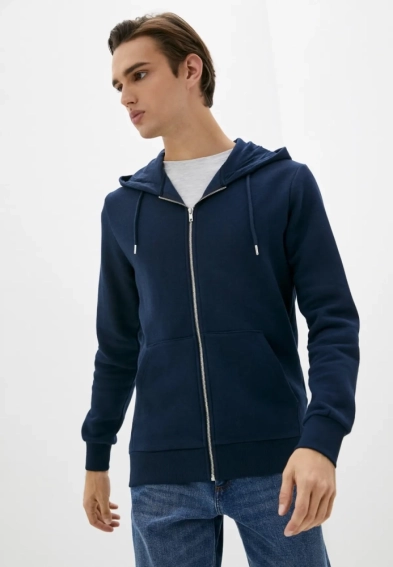 Толстовка PKTGMS BASIC SWEAT CARDIGAN 12116082-Navy Blazer Jack&amp;Jones M Темно-синий 12116082-Navy Blazer фото 1 — интернет-магазин Tapok