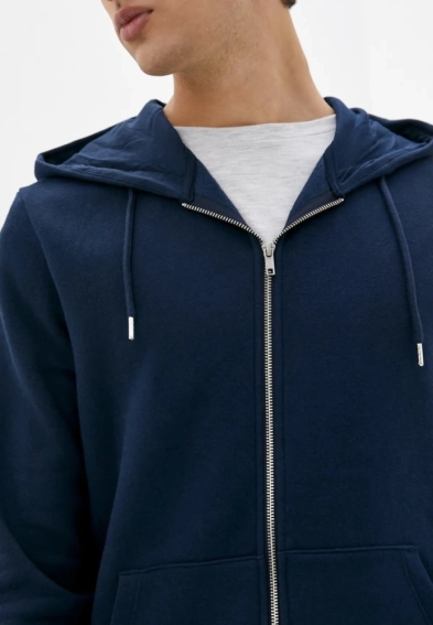 Толстовка PKTGMS BASIC SWEAT CARDIGAN 12116082-Navy Blazer Jack&amp;Jones M Темно-синий 12116082-Navy Blazer фото 3 — интернет-магазин Tapok