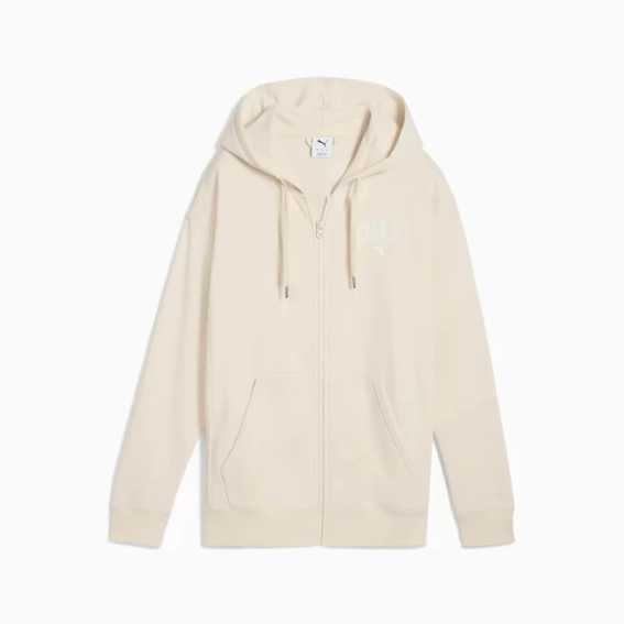 Толстовка PUMA CLASS Full-Zip Hoodie 68503387 Puma L Бежевый 68503387 фото 1 — интернет-магазин Tapok