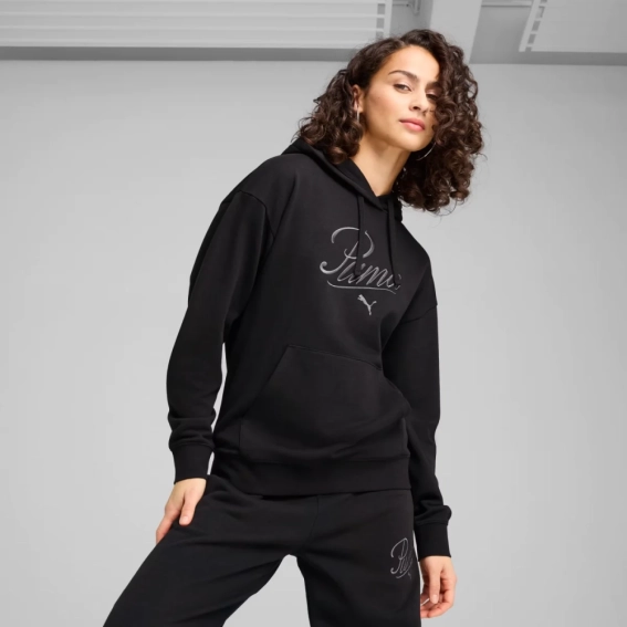 Толстовка SCRIPT Comfort Hoodie 68498301 Puma L Черный 68498301 фото 1 — интернет-магазин Tapok