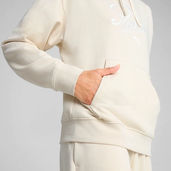 Толстовка SCRIPT Comfort Hoodie 68498387 Puma L Бежевий 68498387 фото 4 — інтернет-магазин Tapok