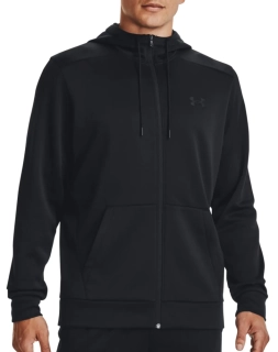 Толстовка UA Armour Fleece FZ Hoodie 1373357-001 Under Armour L Чорний 1373357-001