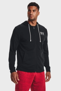 Толстовка UA Rival Terry LC FZ 1370409-001 Under Armour L Чорний 1370409-001