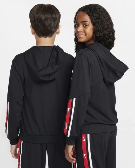 Подростковая толстовка K NSW CLUB+ POLY FZ HOODIE FZ4906-010 Nike S Черный FZ4906-010 фото 2 — интернет-магазин Tapok