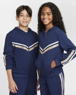 Толстовка підліткова K NSW CLUB+ POLY FZ HOODIE FZ4906-410 Nike FZ4906-410
