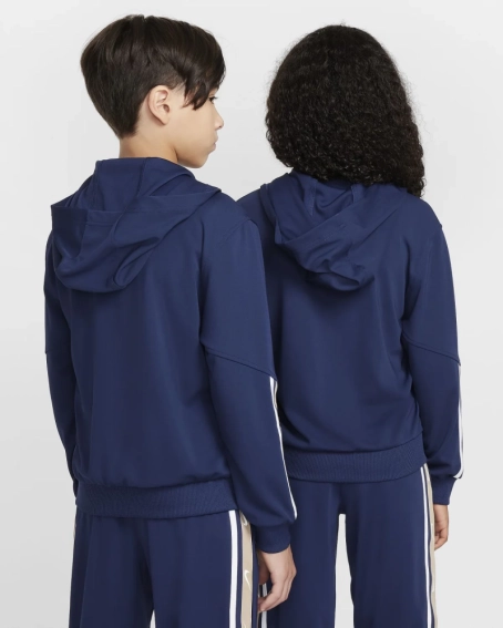 Толстовка підліткова K NSW CLUB+ POLY FZ HOODIE FZ4906-410 Nike FZ4906-410 фото 2 — інтернет-магазин Tapok