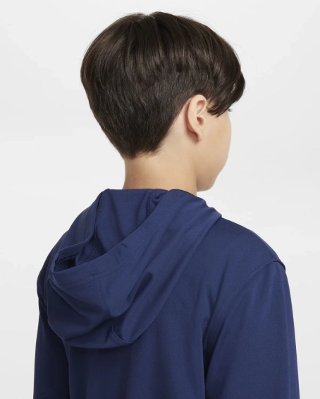 Толстовка підліткова K NSW CLUB+ POLY FZ HOODIE FZ4906-410 Nike FZ4906-410 фото 5 — інтернет-магазин Tapok