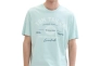 Футболка  LOGO TEE MEN'S T-SHIRT 1037735ХХ30463 Tom Tailor L Блакитний 1037735ХХ30463 Фото 1