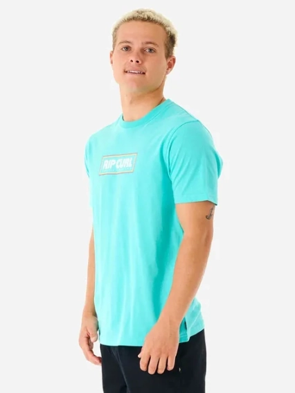 Футболка 01AMTE-46 Rip Curl L Голубой 01AMTE-46 фото 2 — интернет-магазин Tapok