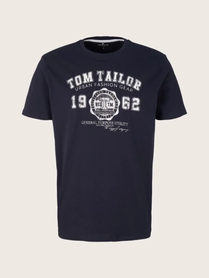 Футболка 1008637-10690 Tom Tailor L Темно-синій 1008637-10690 фото 4 — інтернет-магазин Tapok