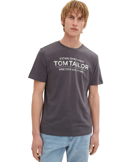 Футболка 1031877-10743 Tom Tailor L Коричневый 1031877-10743 фото 1 — интернет-магазин Tapok