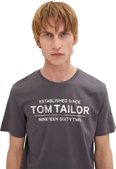 Футболка 1031877-10743 Tom Tailor L Коричневый 1031877-10743 фото 3 — интернет-магазин Tapok