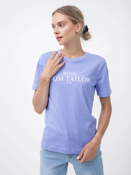 Футболка 1033607-30029 Tom Tailor M Блакитний 1033607-30029 фото 1 — інтернет-магазин Tapok