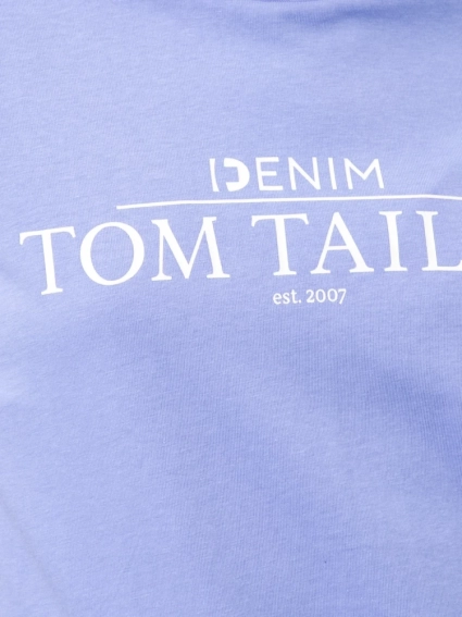 Футболка 1033607-30029 Tom Tailor M Блакитний 1033607-30029 фото 3 — інтернет-магазин Tapok