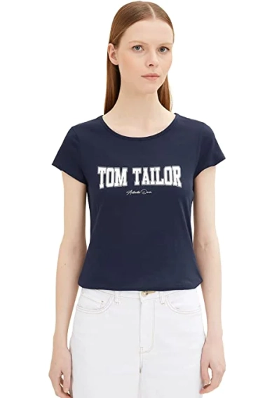 Футболка 1036934-10360 Tom Tailor L Темно-синий 1036934-10360 фото 1 — интернет-магазин Tapok