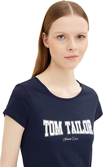 Футболка 1036934-10360 Tom Tailor L Темно-синий 1036934-10360 фото 3 — интернет-магазин Tapok