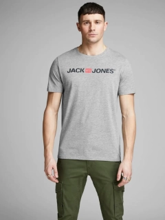 Футболка 12137126LightGrey Jack&Jones L Сірий 12137126LightGrey