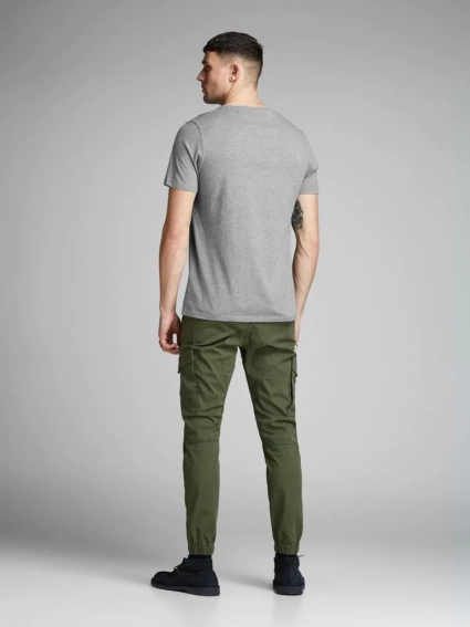 Футболка 12137126LightGrey Jack&Jones L Сірий 12137126LightGrey фото 2 — інтернет-магазин Tapok
