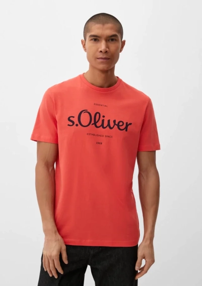 Футболка 2128330.30D1 s.Oliver M Червоний 2128330.30D1 фото 1 — інтернет-магазин Tapok