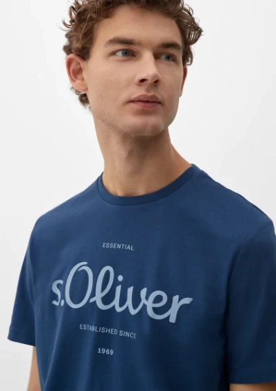 Футболка 2128330.58D1 s.Oliver M Темно-синий 2128330.58D1 фото 3 — интернет-магазин Tapok