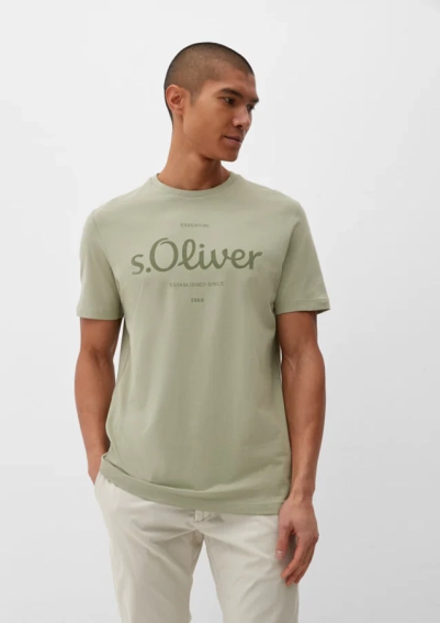Футболка 2128330.78D1 s.Oliver M Хакі 2128330.78D1 фото 1 — інтернет-магазин Tapok