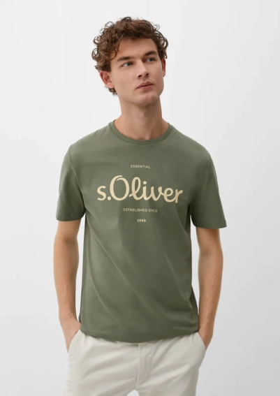 Футболка 2128330.78D2 s.Oliver L Хаки 2128330.78D2 фото 1 — интернет-магазин Tapok