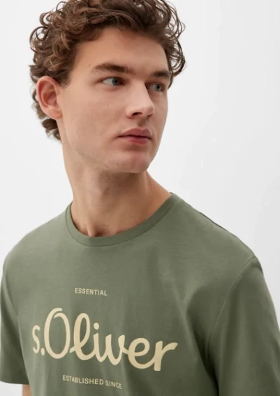 Футболка 2128330.78D2 s.Oliver L Хаки 2128330.78D2 фото 3 — интернет-магазин Tapok