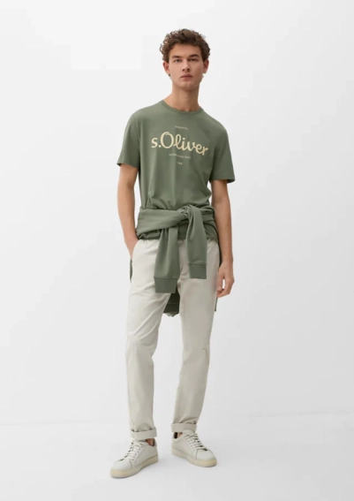 Футболка 2128330.78D2 s.Oliver L Хаки 2128330.78D2 фото 4 — интернет-магазин Tapok