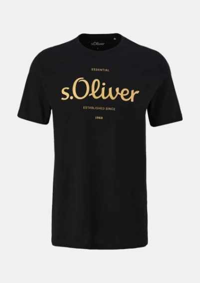 Футболка 2128330.99D2 s.Oliver M Черный 2128330.99D2 фото 5 — интернет-магазин Tapok