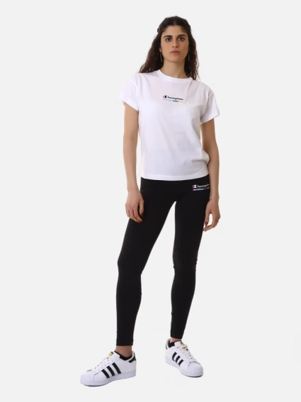 Футболка crewneck t-shirt 117109-WW001 Champion M Білий 117109-WW001 фото 3 — інтернет-магазин Tapok